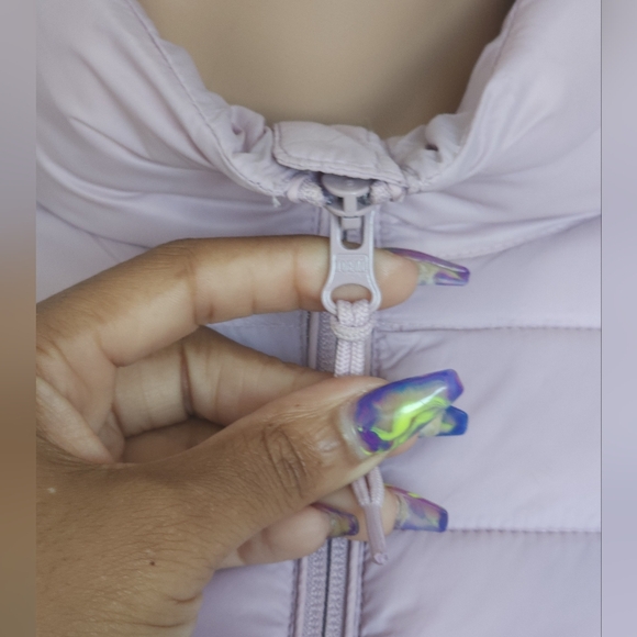 Packable Puffer Jacket in Lilac - Picture 5 of 14